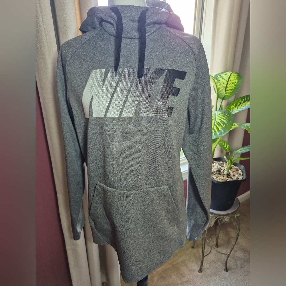 Nike Dri-Fit Charcoal Gray Hoodie - Womens Size Medium